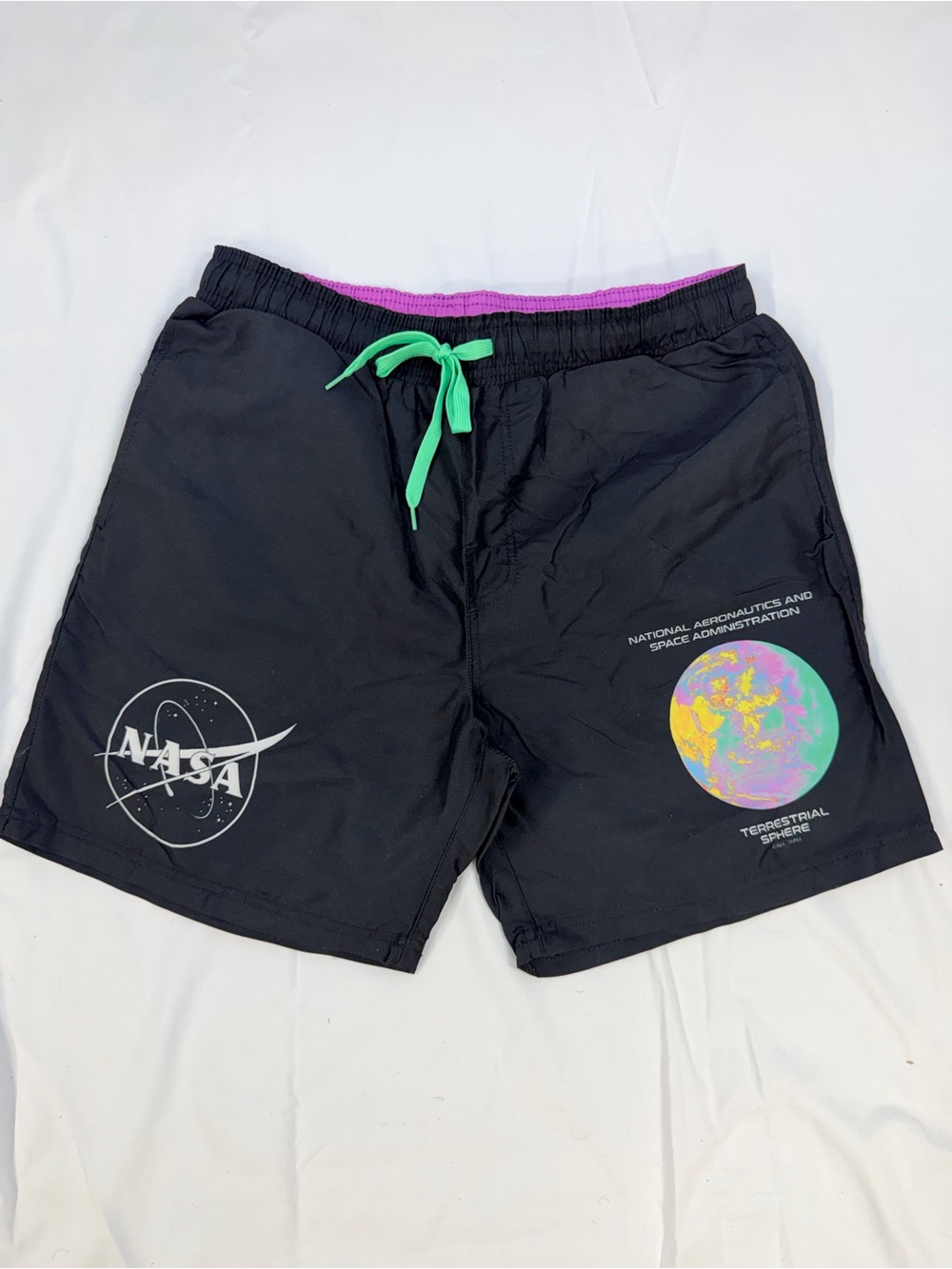 Hyper Space Men’s Bathing Trunks NASA UPF 50+ NWT LARGE